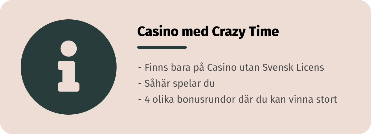 casino med crazy time