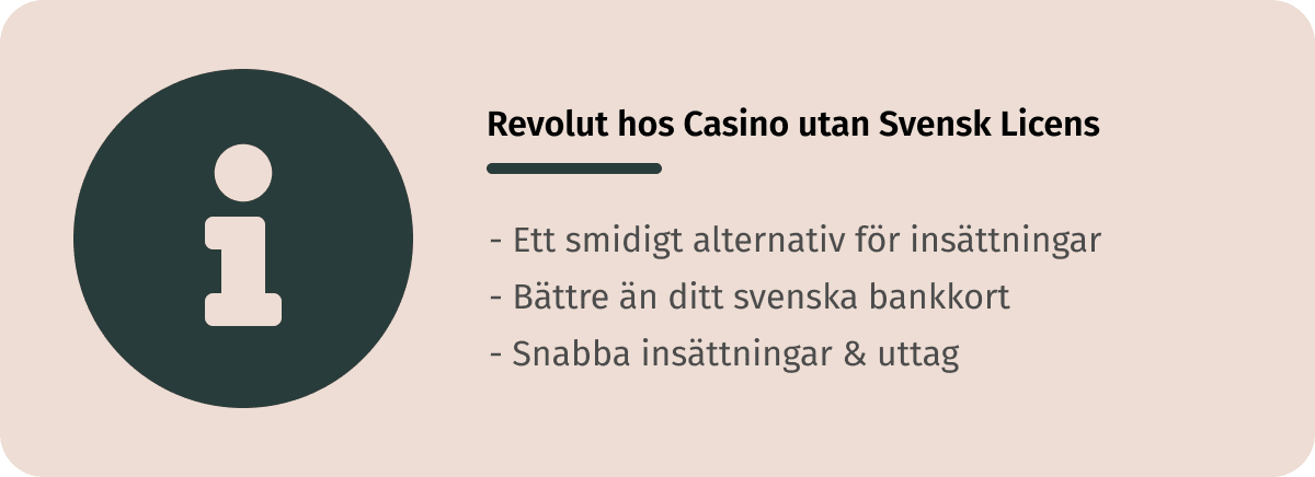 casino utan svensk licens med revolut