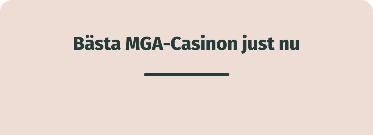bästa mga casino utan svensk licens 2022
