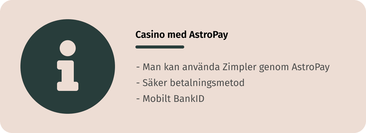 casino utan svensk licens astropay