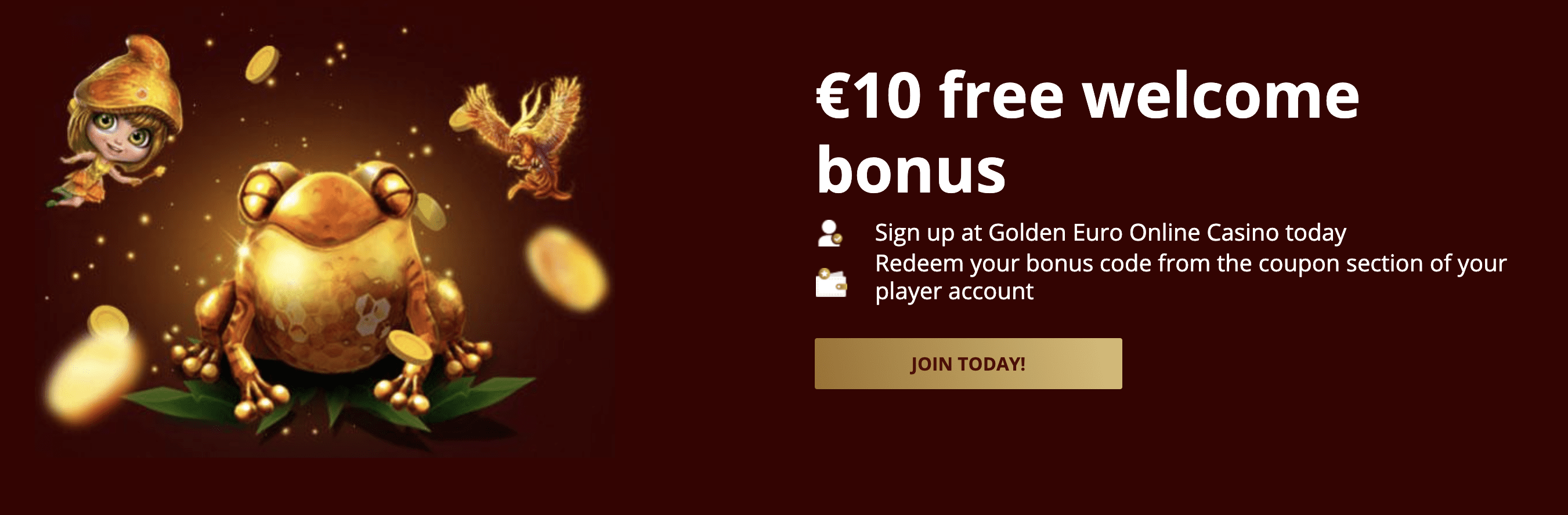 golden euro bonus utan krav på insättning